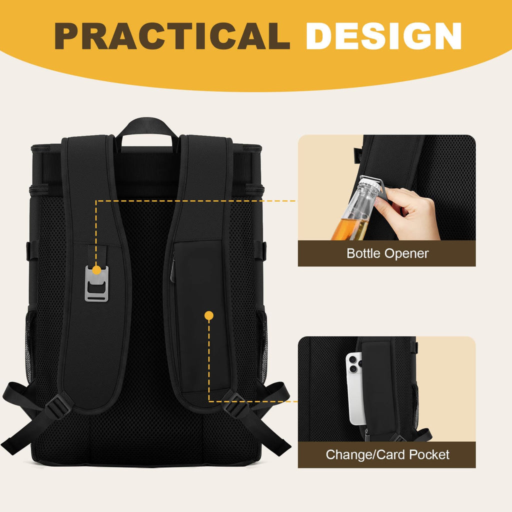 40 Cans Insulated Cooler Backpack U669163