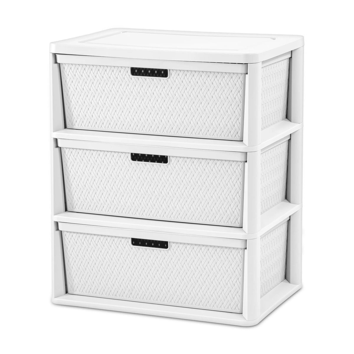 White 3 Drawer Storage Unit G2010