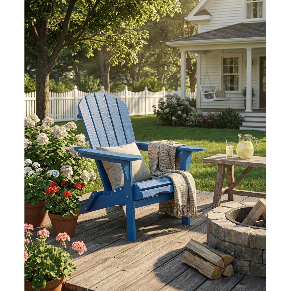 Wood Folding Adirondack Chair V697919