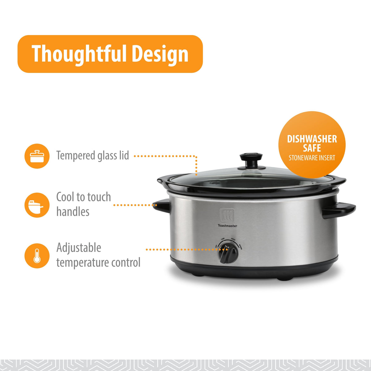 Stainless Steel 7 Quart Slow Cooker M2610