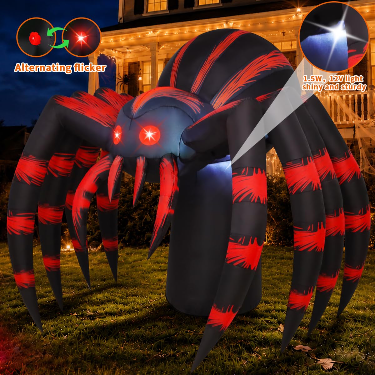 7FT Halloween Inflatables Yard Decor with LEDs R5424