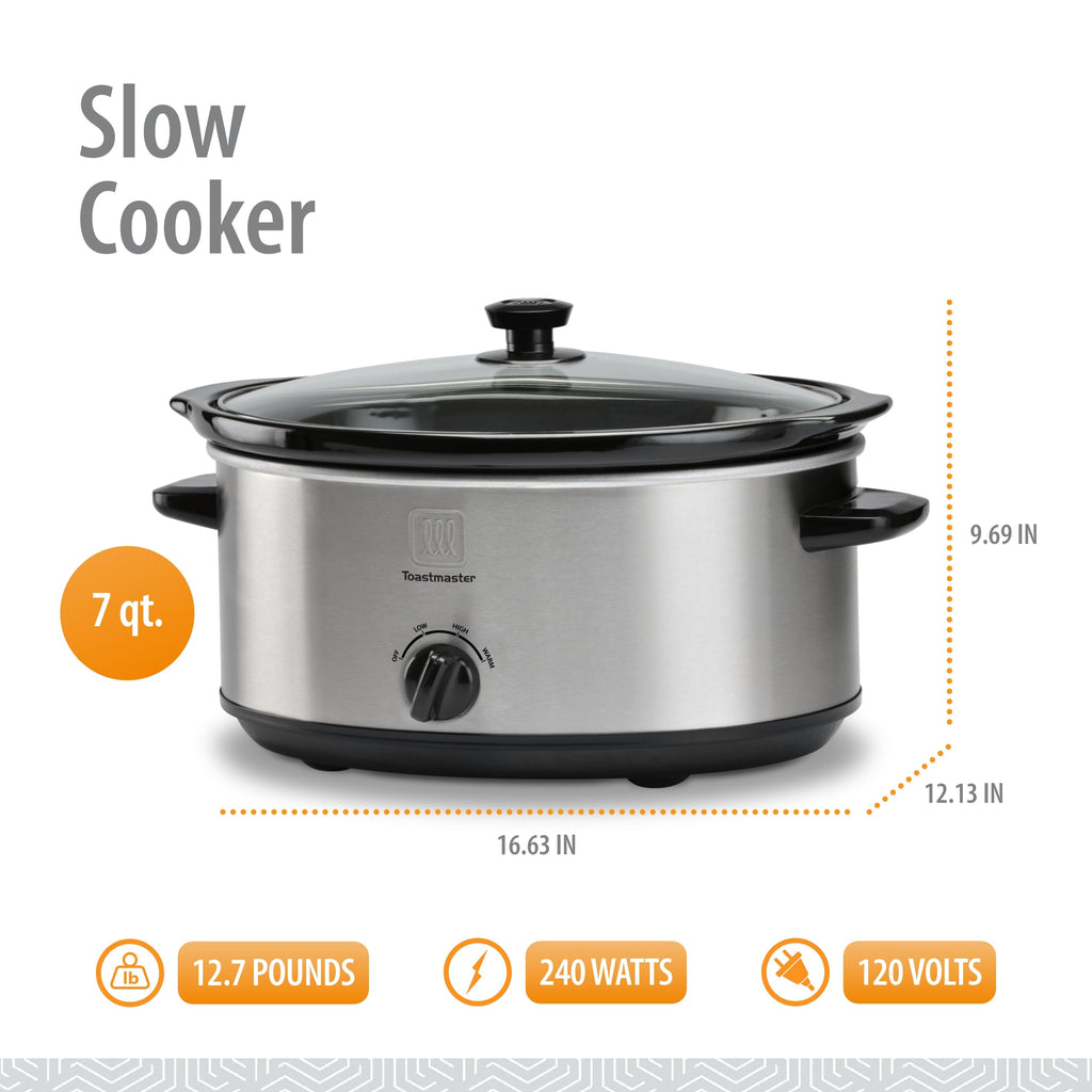 Stainless Steel 7 Quart Slow Cooker M2610