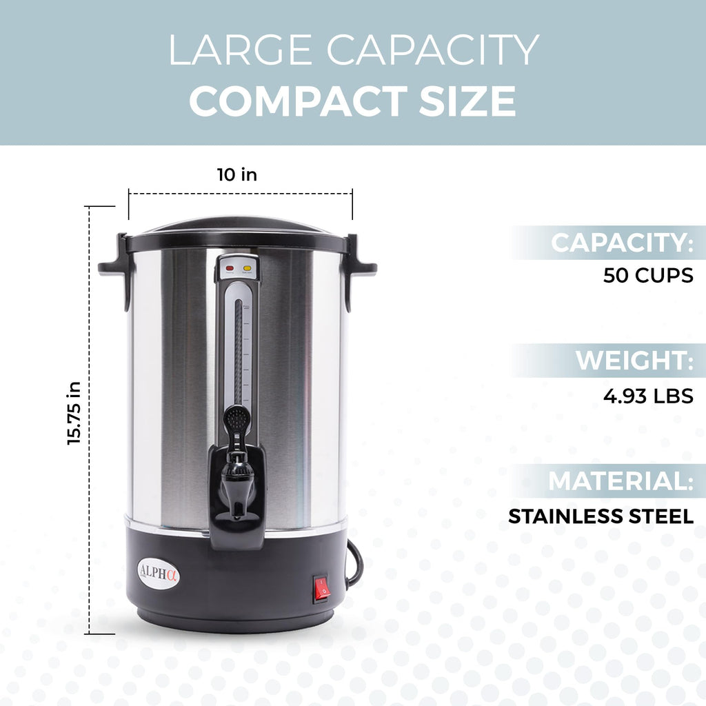 8L Stainless Steel Electric Coffee Urn M473