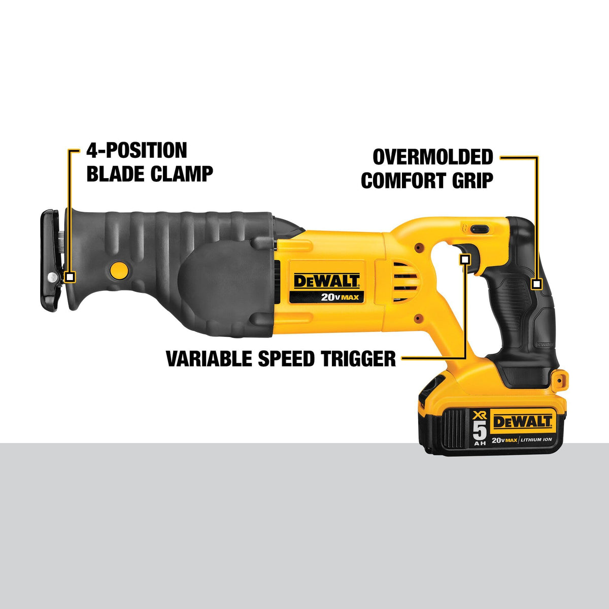 Cordless Reciprocating Saw with Battery and Charger V591089