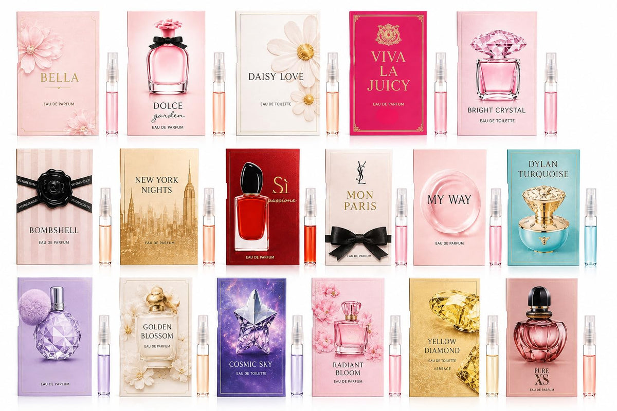 Perfume Discovery Set 10-Piece Fragrance Mini Vial Sampler Kit C7916