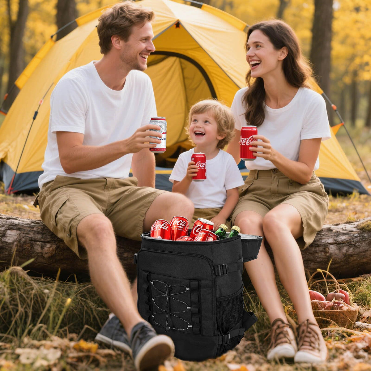 40 Cans Insulated Cooler Backpack U669163