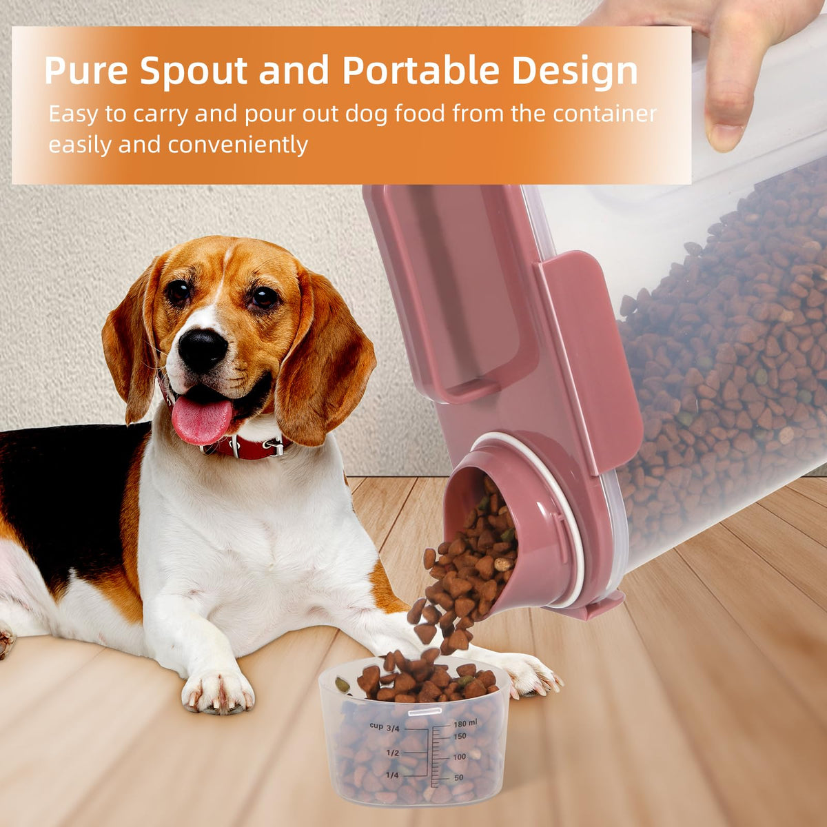 5Lbs/6Qt Airtight Pet Storage Container 2pack T4647