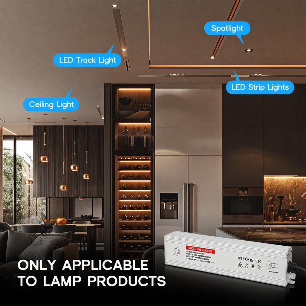 24V 200W IP67 Waterproof LED Power Supply U676047