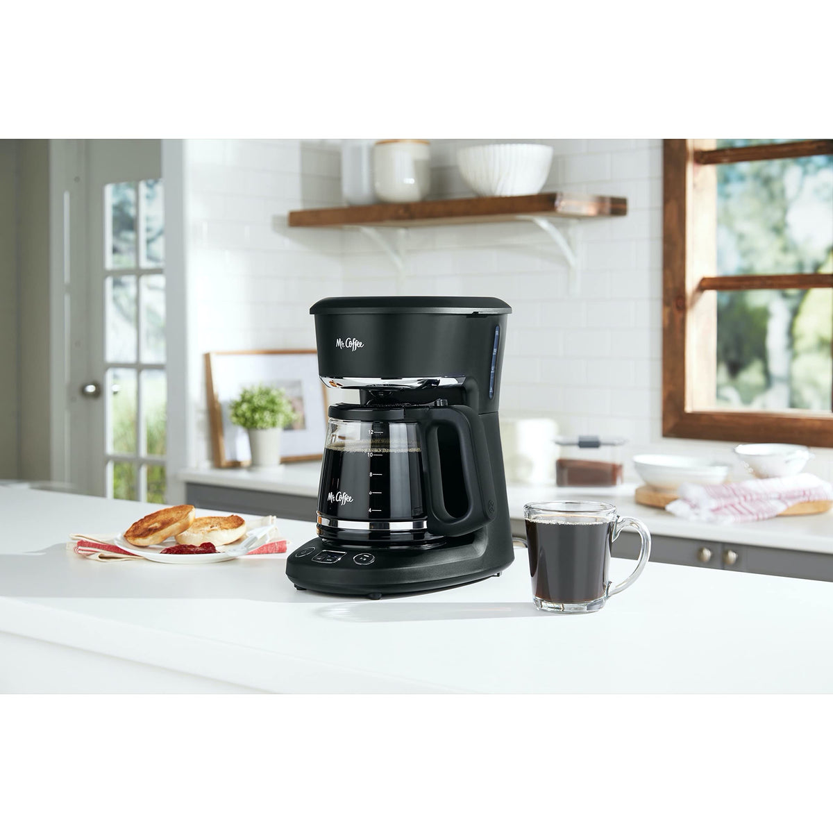 12-Cup Programmable Coffeemaker Black Y1060