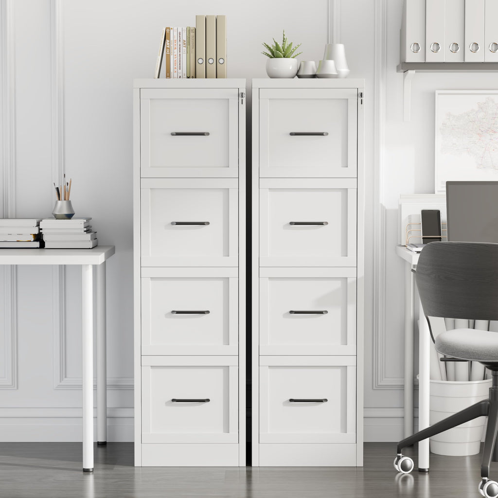 4 Drawer Metal File Cabinet with Lock S512