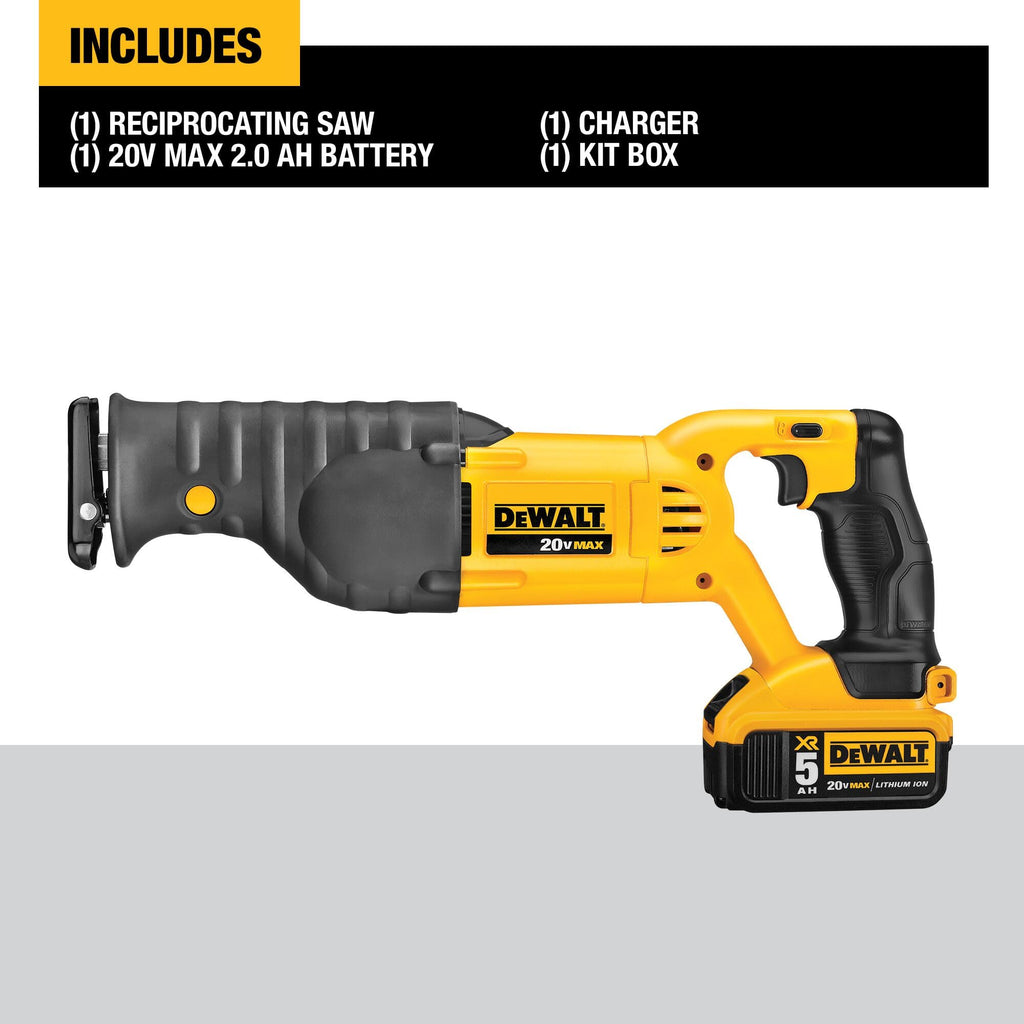 Cordless Reciprocating Saw with Battery and Charger V591089