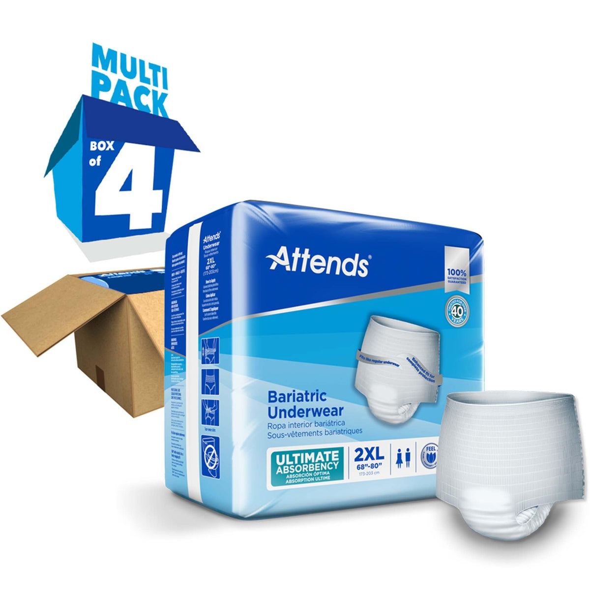 2X-Large Adult Incontinence Underwear, 12 ct Y57891