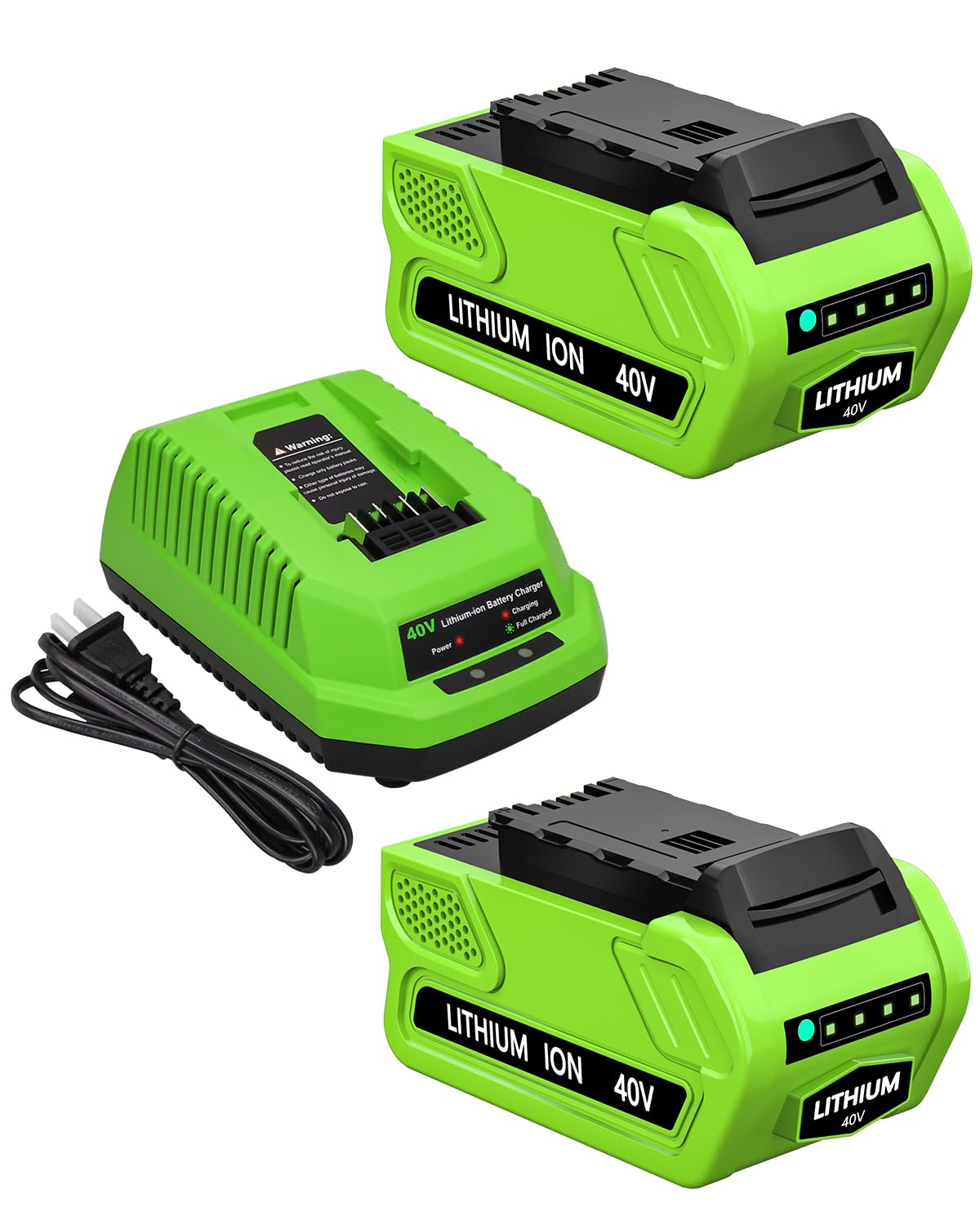 40V 6.0Ah Replacement Battery and Charger R994731
