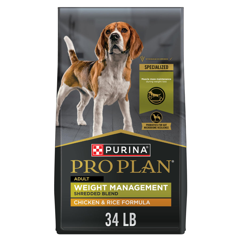 Weight Management Chicken & Rice Dry Dog Food 34 lb Bag D525700