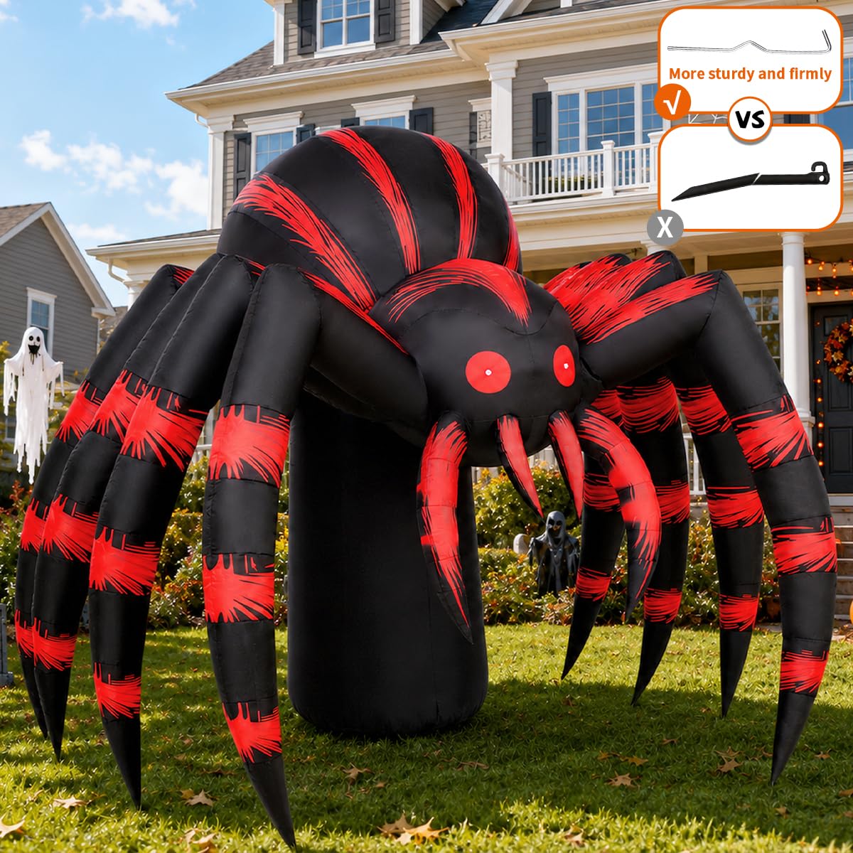 7FT Halloween Inflatables Yard Decor with LEDs R5424