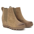 Women's Hidden Heel Chelsea Ankle Wedge Boots Q5733