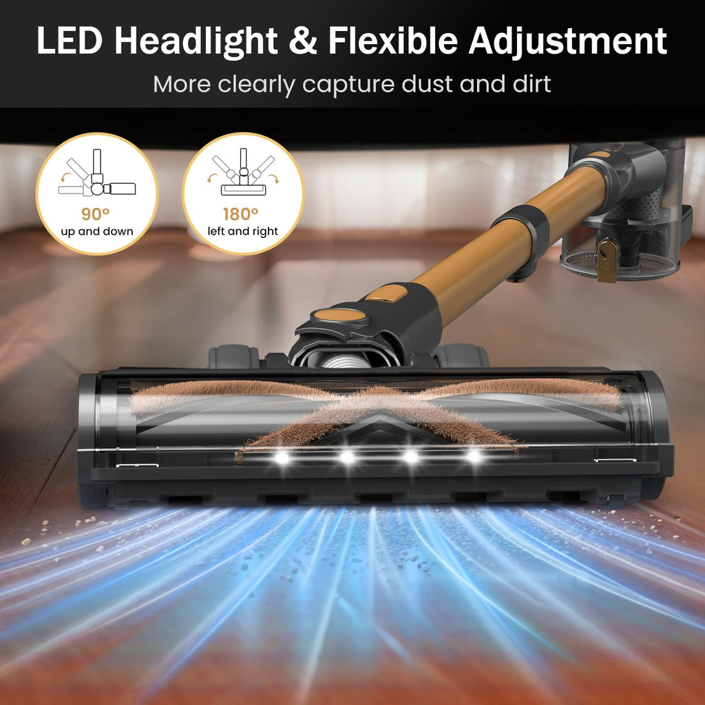 Cordless Stick Vacuum Cleaner 10-in-1 Lightweight 45mins Runtime H5335