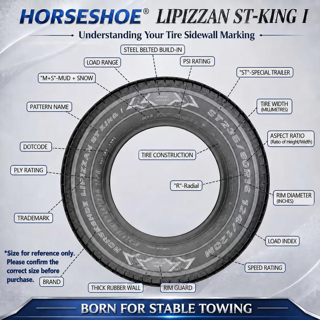 ST205/75R15 10-Ply Trailer Tires E35999