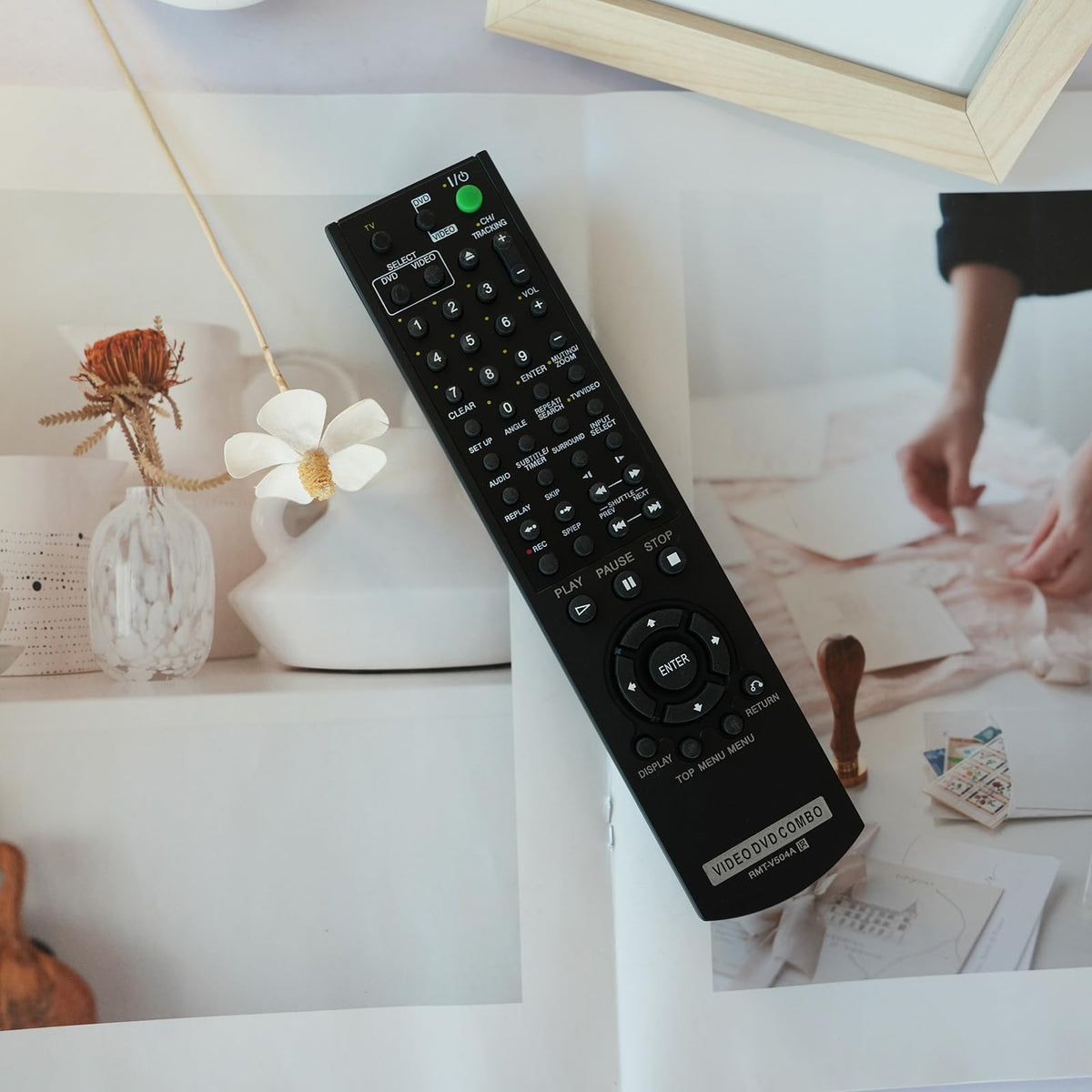 Replacement Remote Control for DVD/VCR Combo Player J813