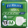 Adult Incontinence Briefs with Tabs, Medium, 15 Count B58372