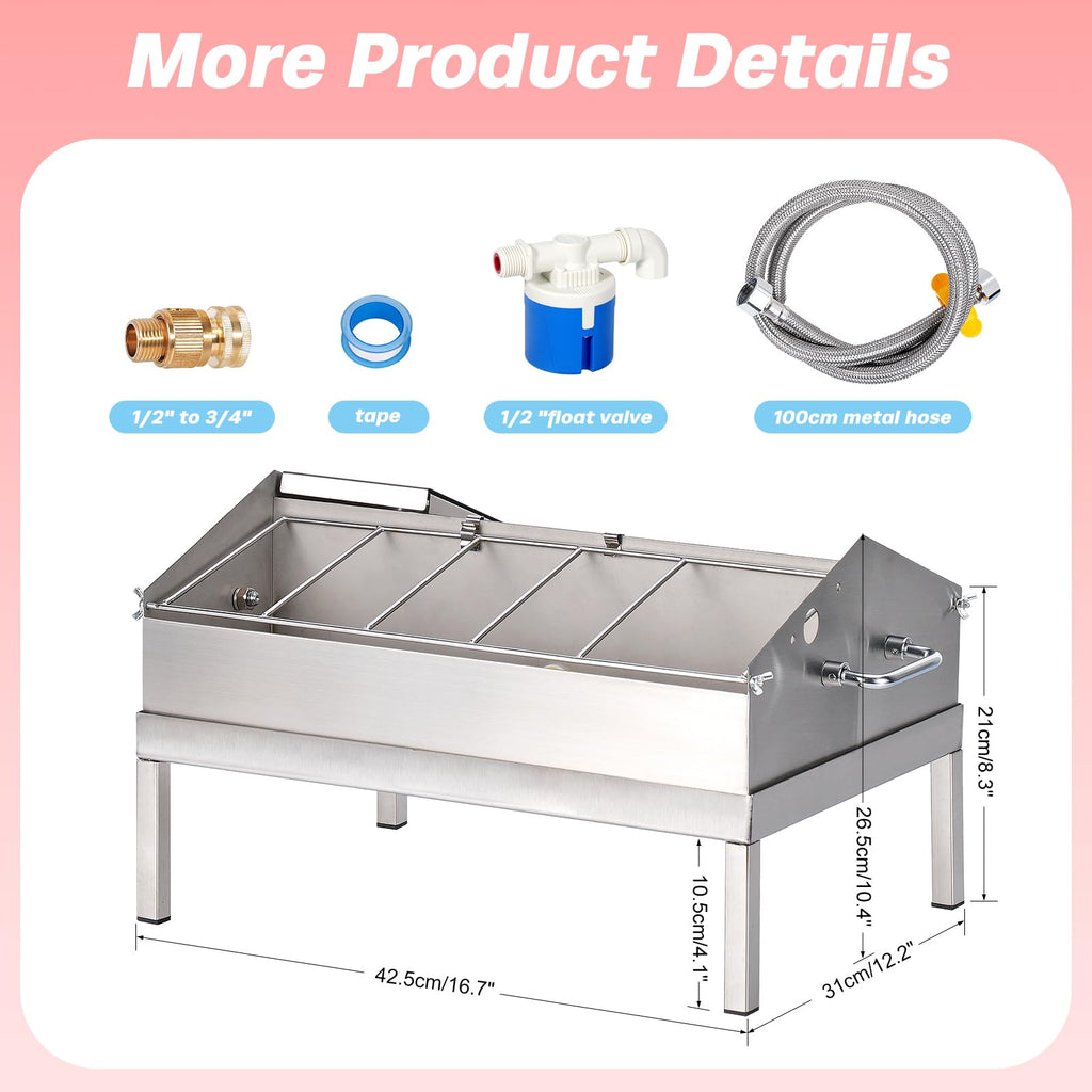 Automatic Chicken Waterer and Feeder B23724