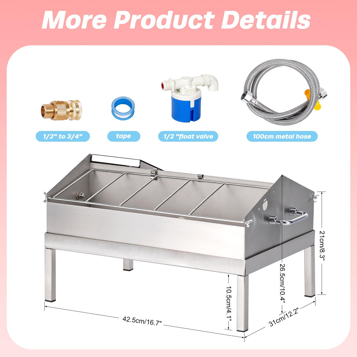 Automatic Chicken Waterer and Feeder B23724