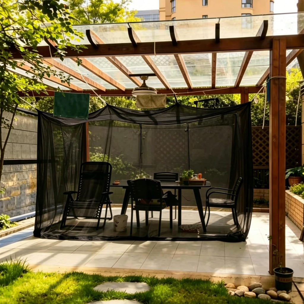 10x10ft Camping Mosquito Net with Hanging Ropes S69157