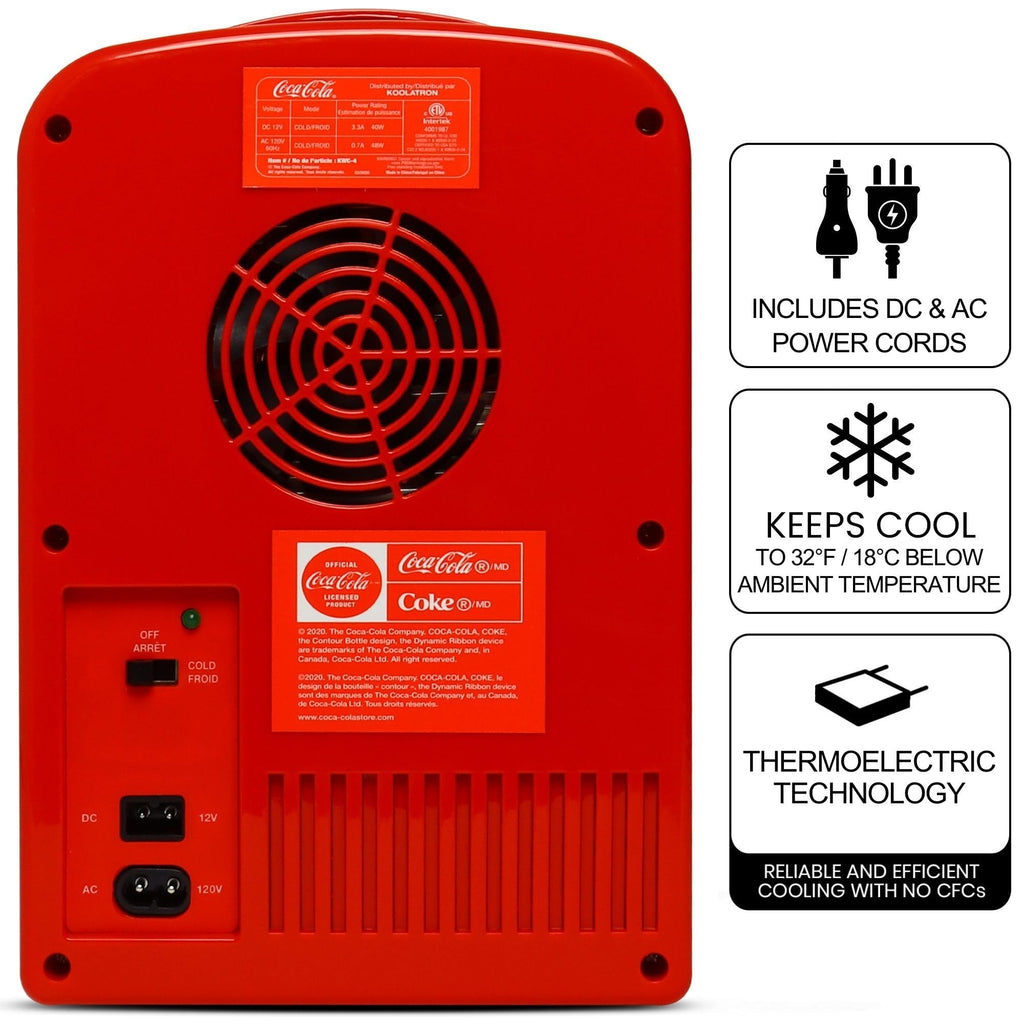 Red 6 Can Mini Fridge Y957419