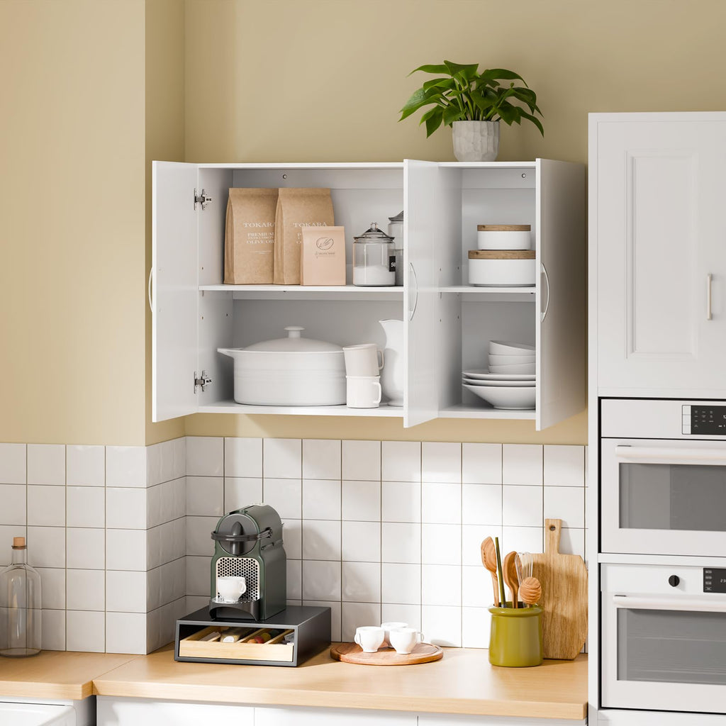 White 3-Door Bathroom Wall Cabinet A462213