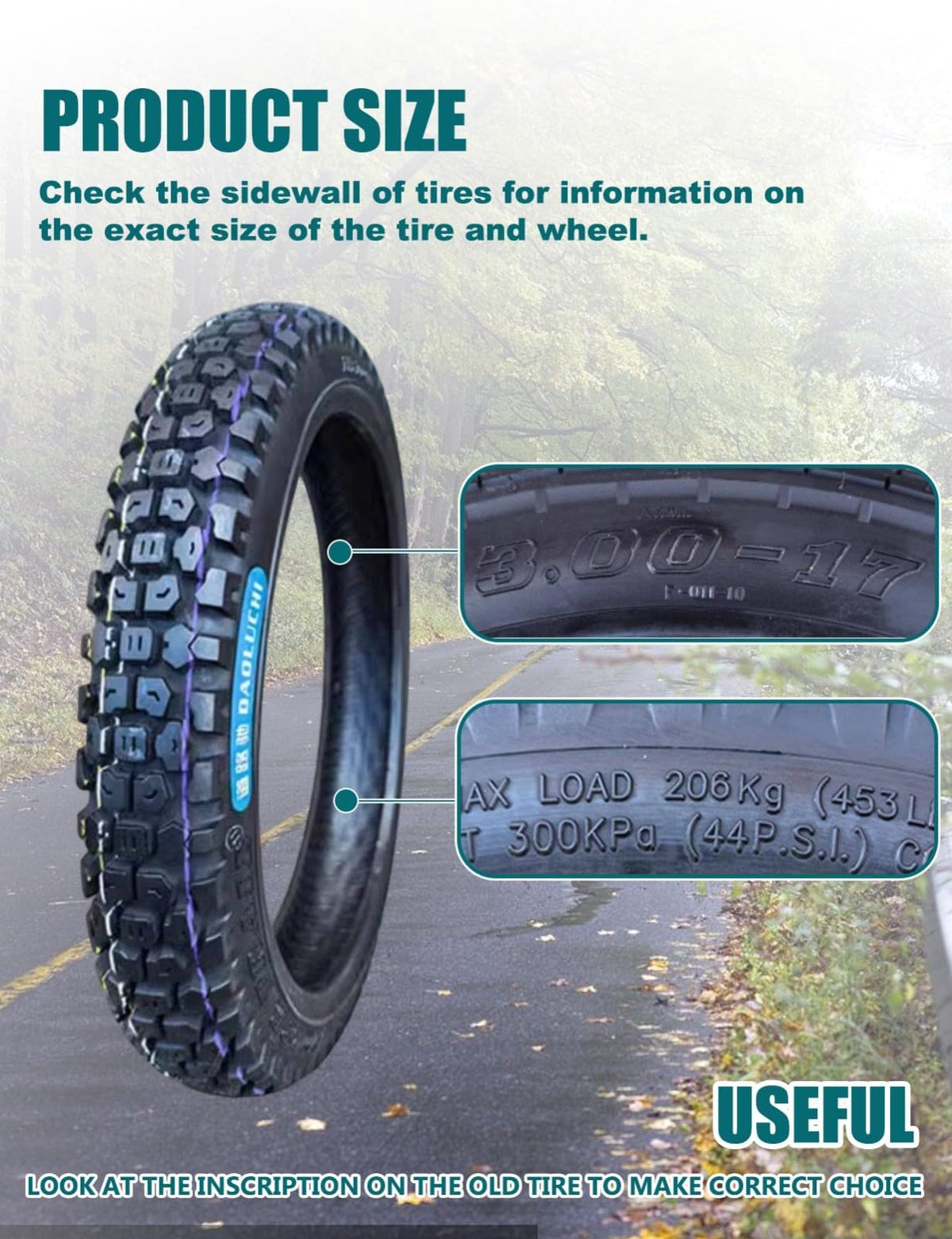 3.00-17 Scooter Tire M15793