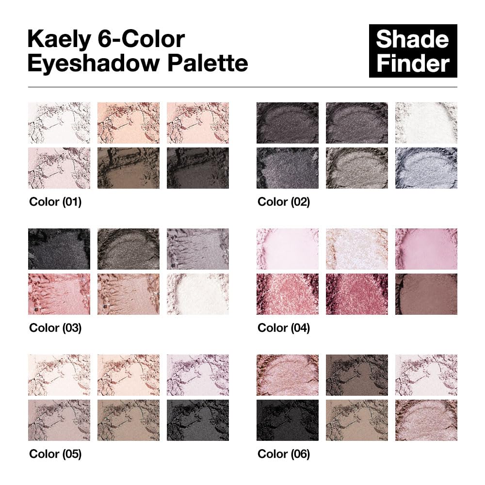 6 Colors Mini Rose Pink Eyeshadow Palette U544217