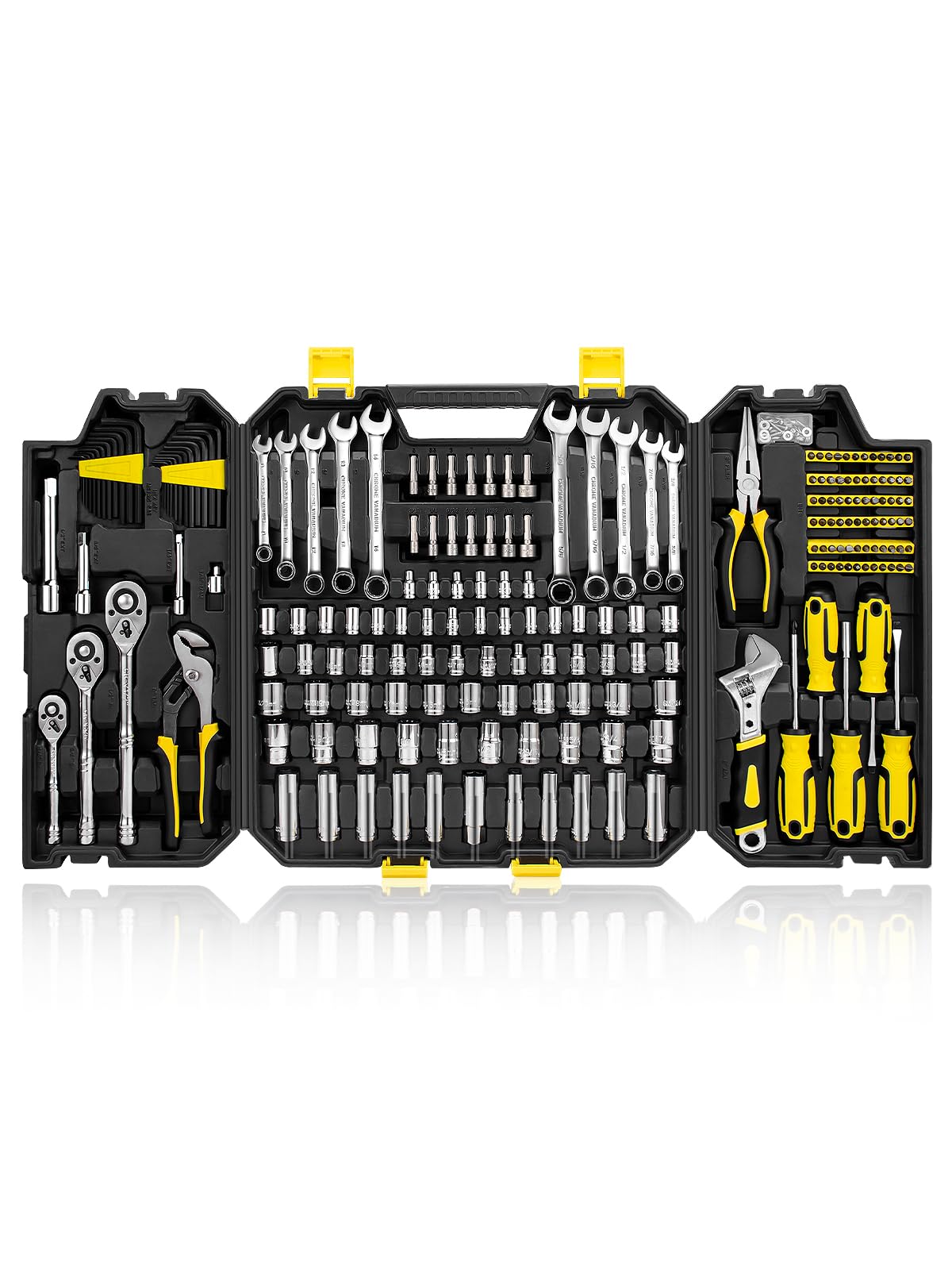 203-Piece SAE/Metric Mechanics Tool Set B68441