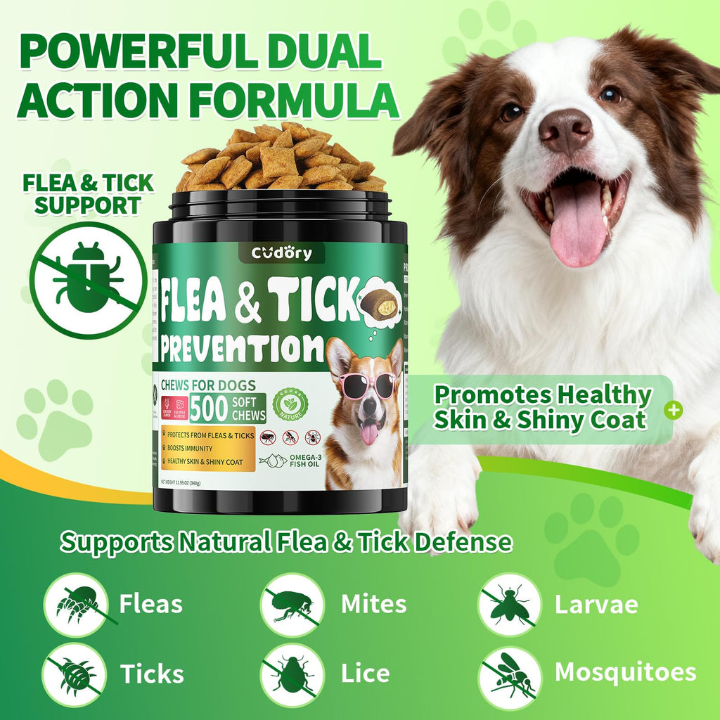 Flea and Tick Prevention for Dogs Chews M890735