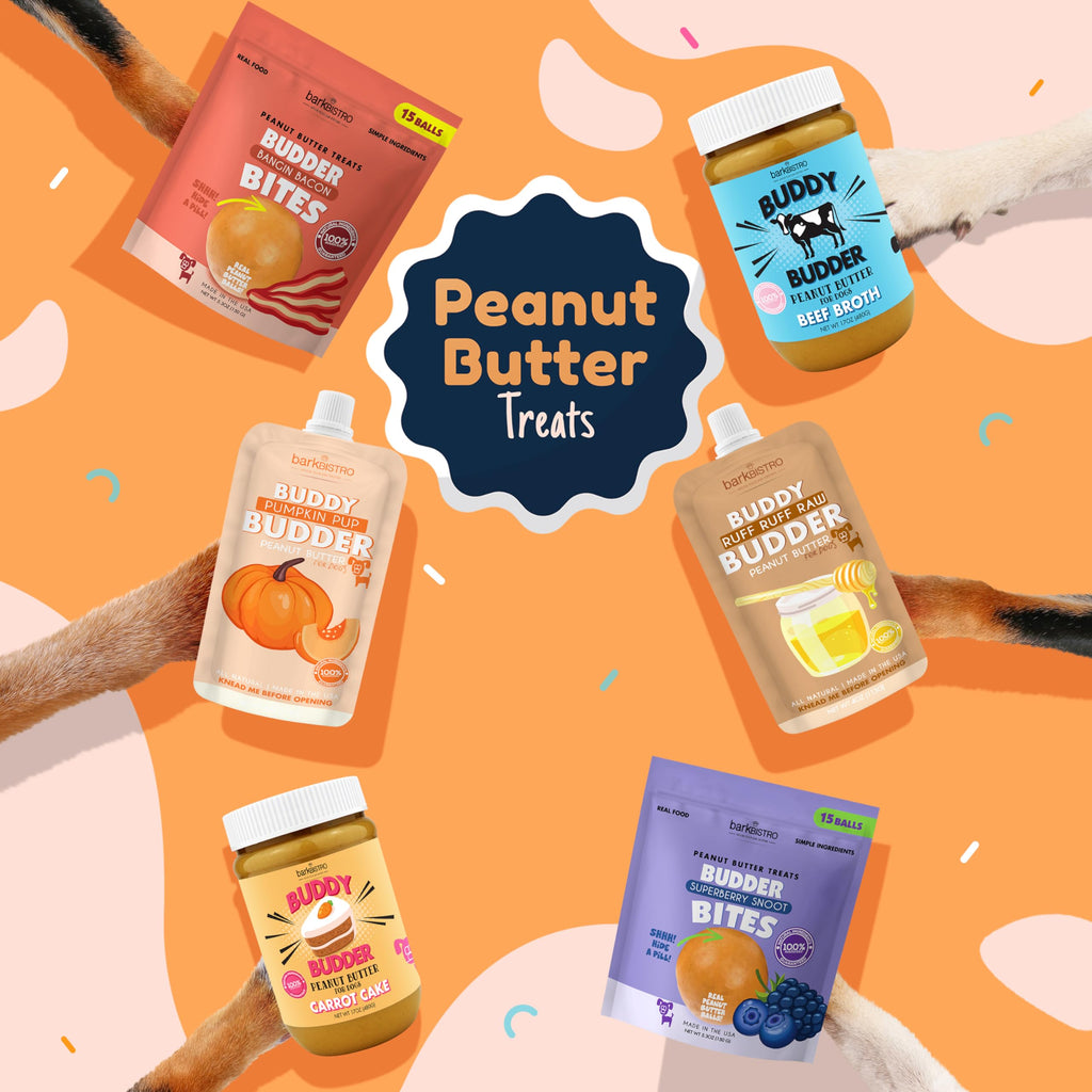 100% Natural Dog Peanut Butter Set of 3 17oz Jars R92222