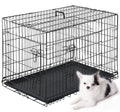 Black Metal Dog Crate Y7630