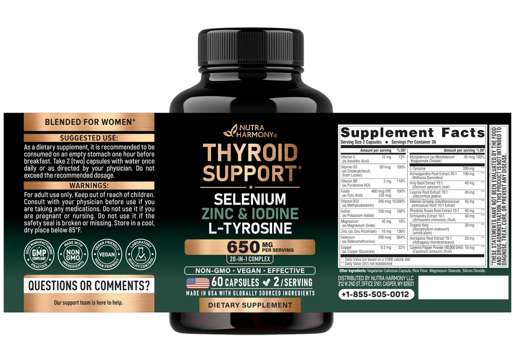 Thyroid Support 60 Caps K908