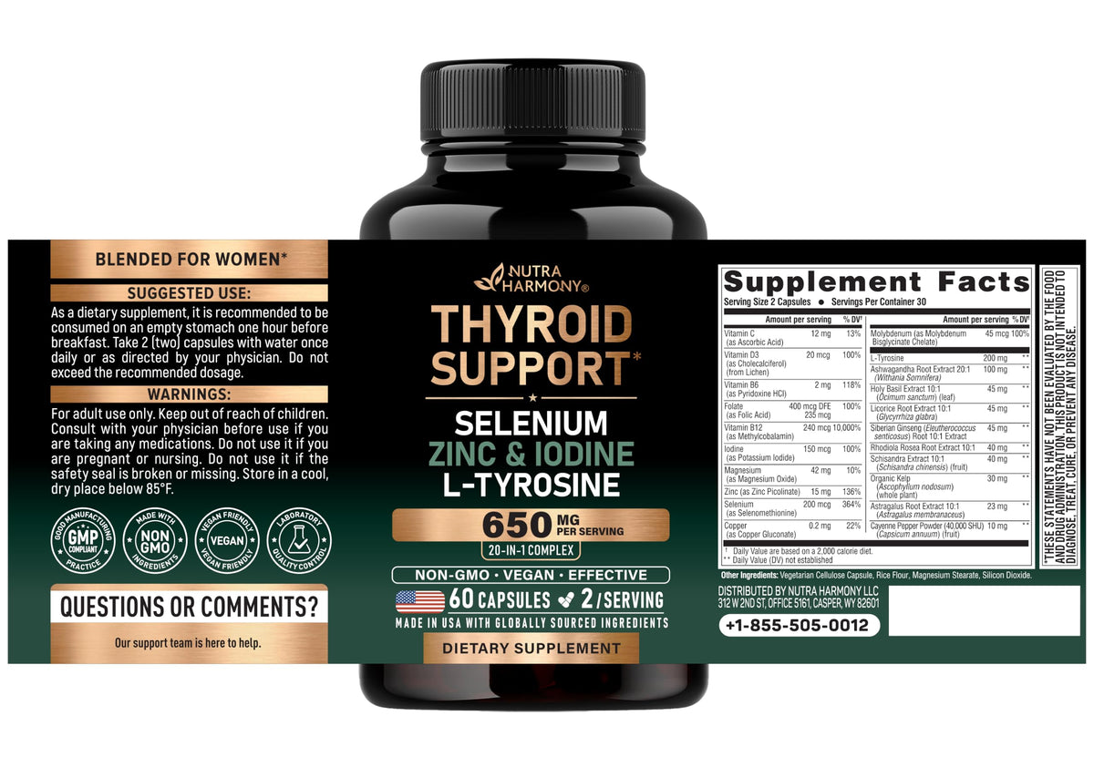 Thyroid Support 60 Caps K908