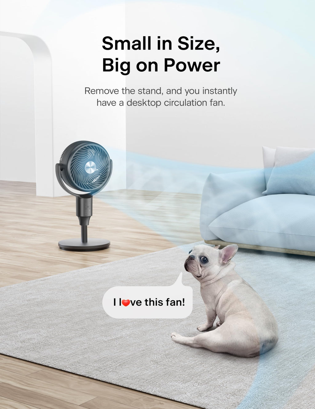 Grey Pedestal Fan I58855