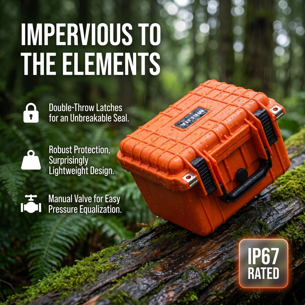 Portable IP67 Waterproof Camera Case with Customizable Foam R140143