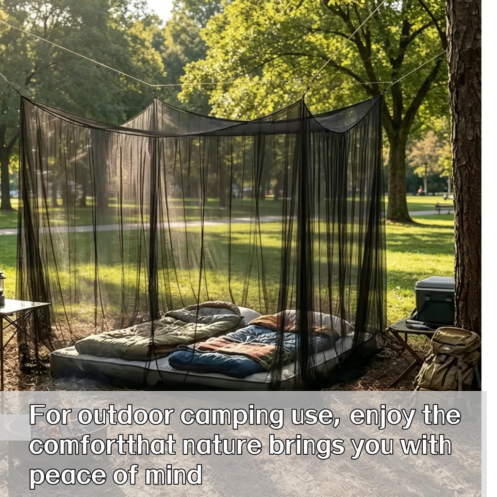 10x10ft Camping Mosquito Net with Hanging Ropes S69157