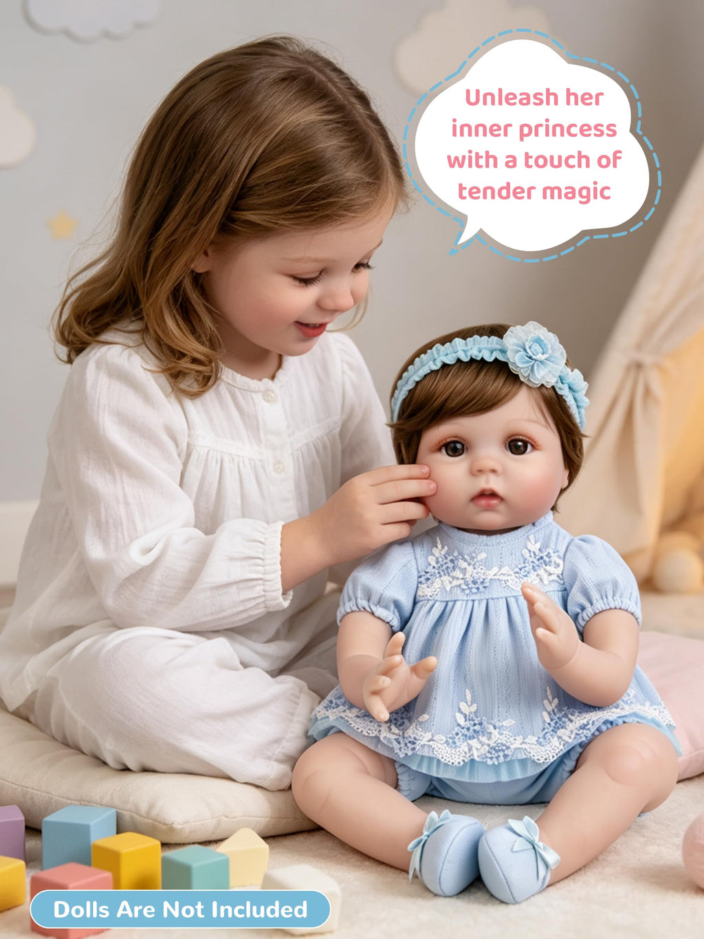 Blue Baby Doll Clothes 17-20 Inches X37973