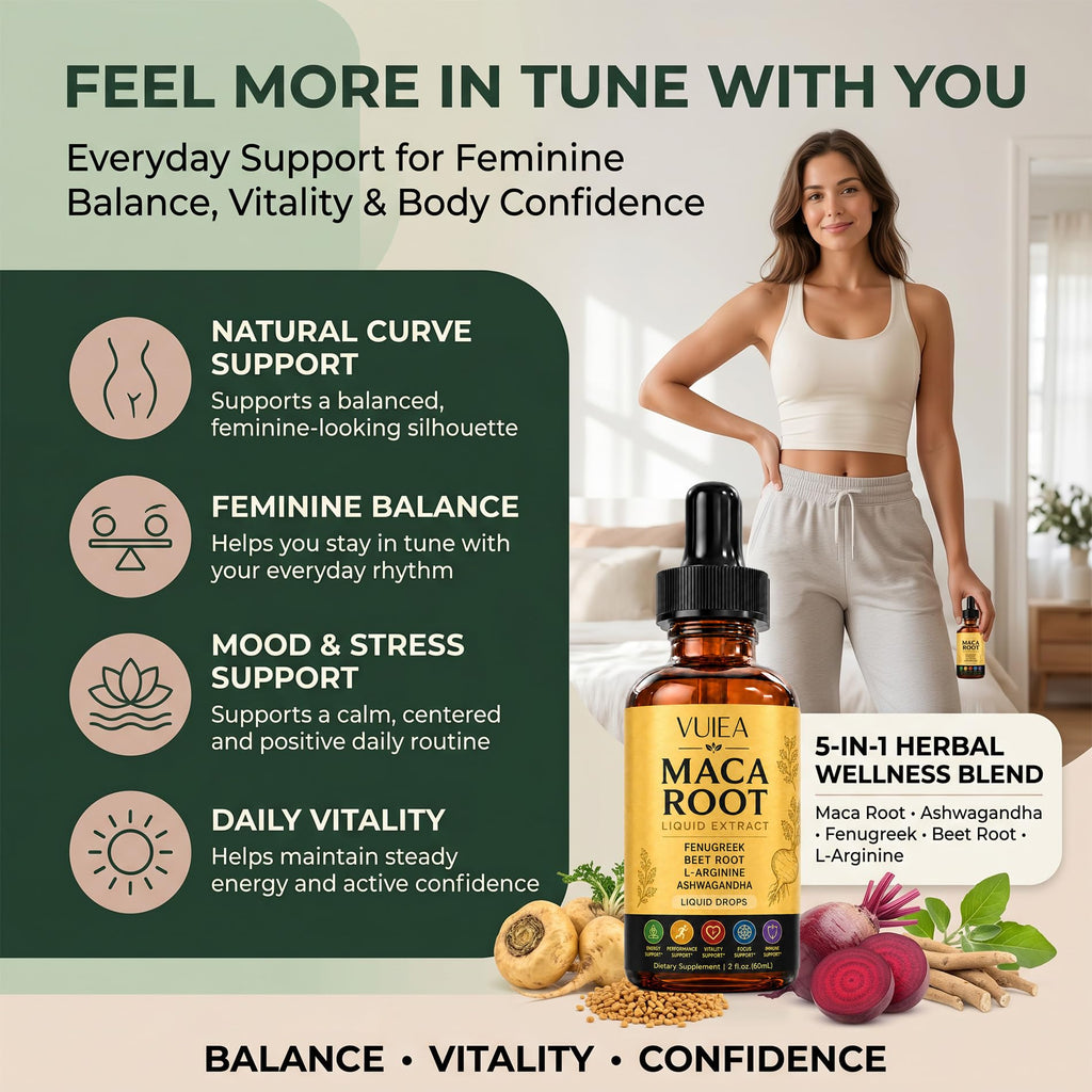 Maca Root Liquid Supplement with Ashwagandha, Fenugreek, Beet Root & L-Arginine P6787