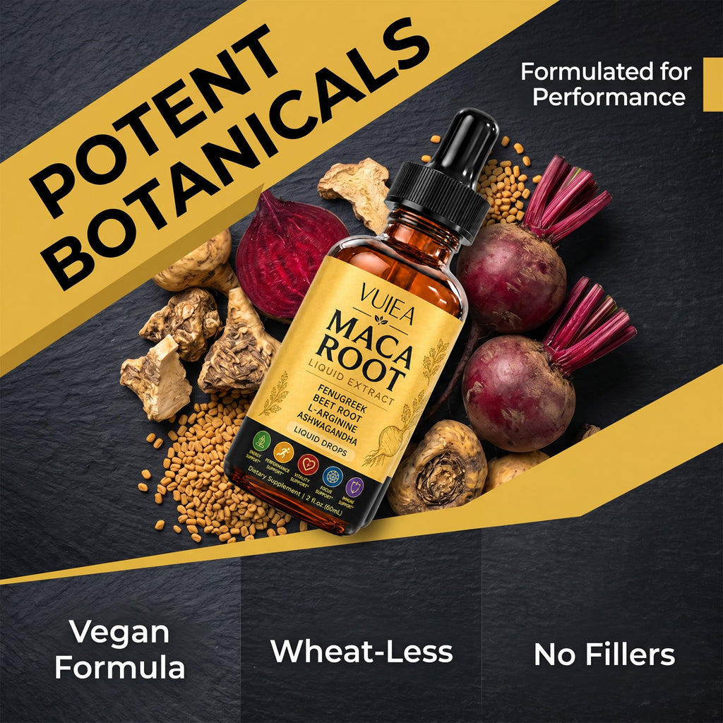 Maca Root Liquid Supplement with Ashwagandha, Fenugreek, Beet Root & L-Arginine P6787