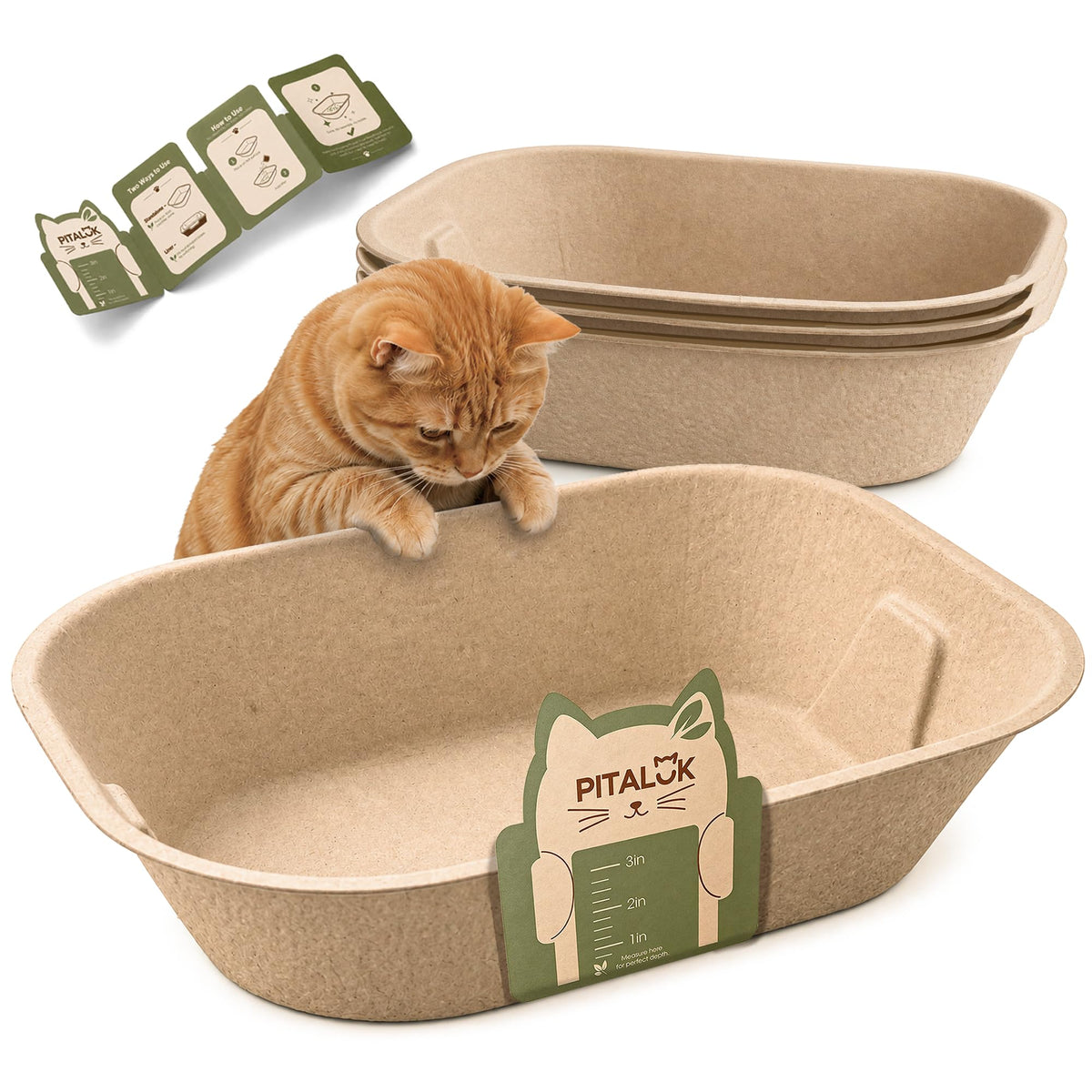 Disposable Litter Box for Kittens O307