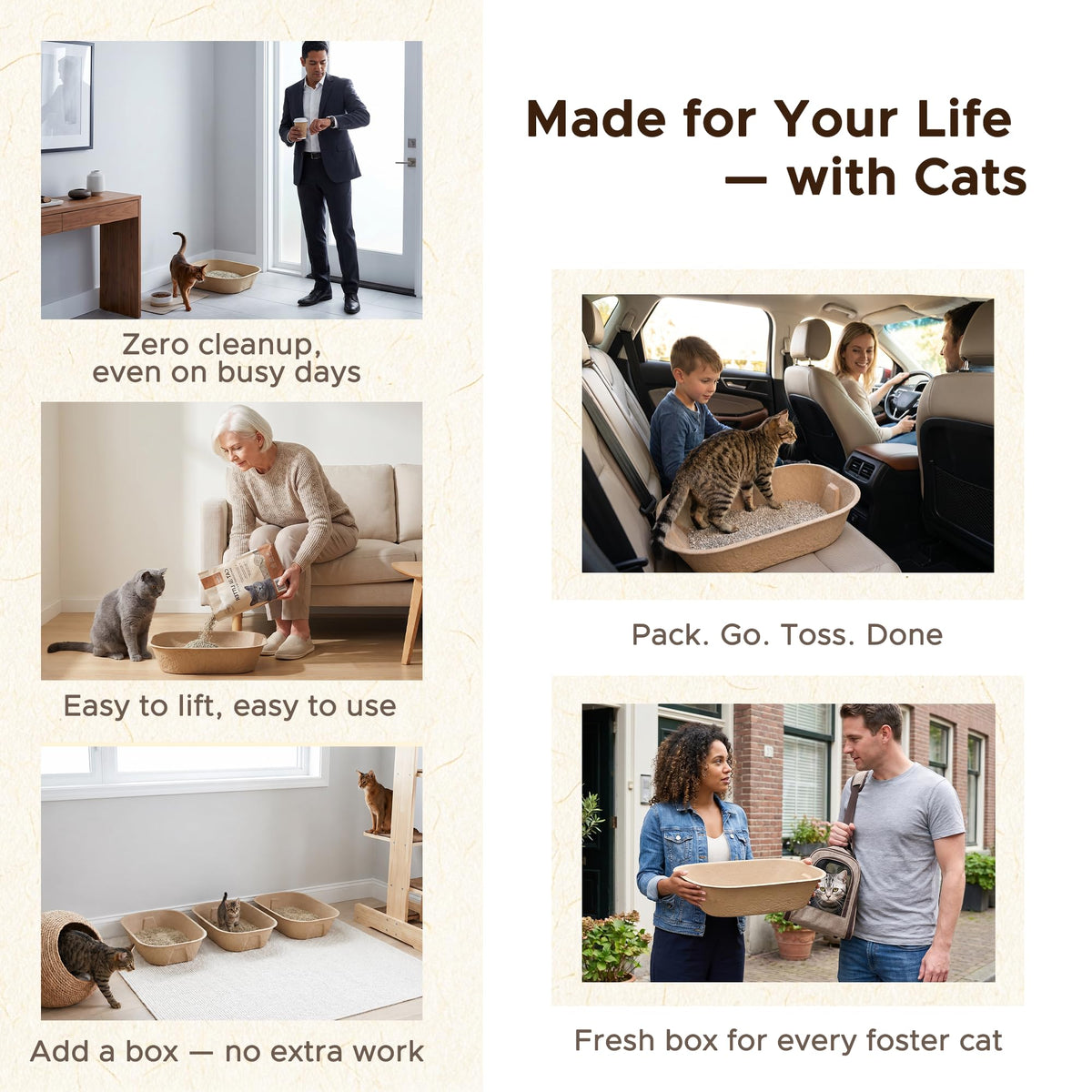 Disposable Litter Box for Kittens O307