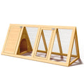 A-Frame Wooden Rabbit Hutch with Run T8697