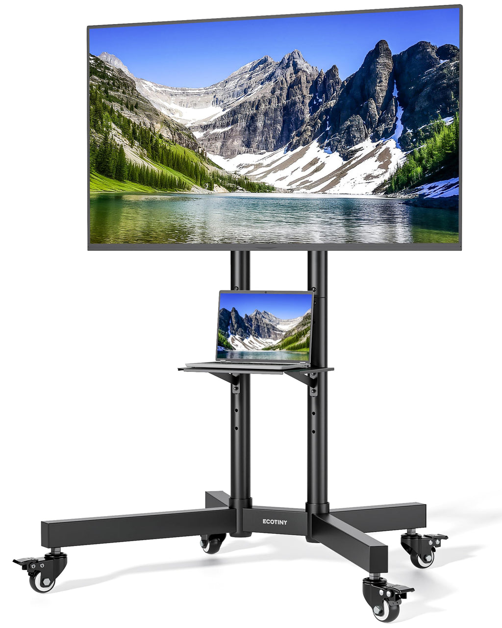 Heavy-Duty Rolling TV Stand Q656