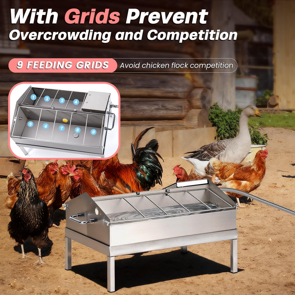 Automatic Chicken Waterer and Feeder B23724