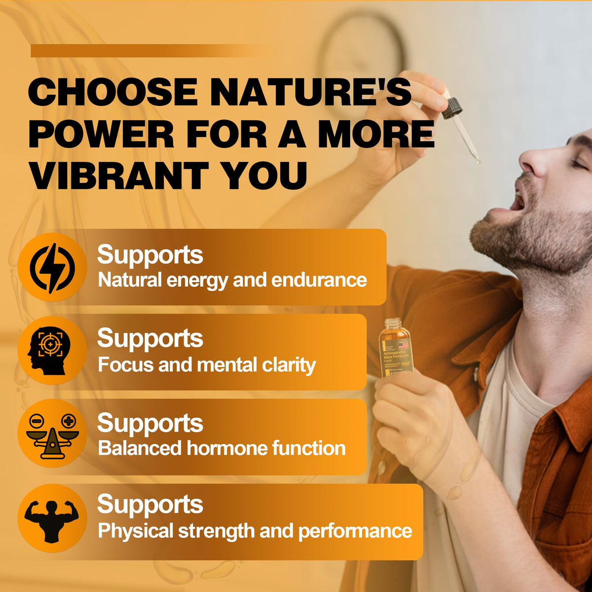 Maca Root Liquid Drops with Ashwagandha and Fenugreek R731842