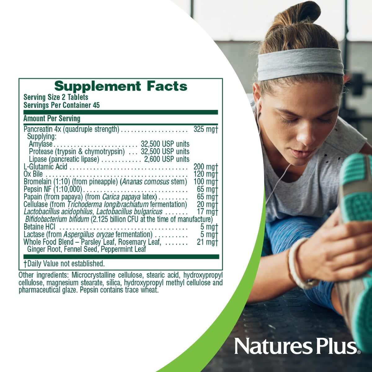 180 Tablets Digestive Enzyme Supplement U718863